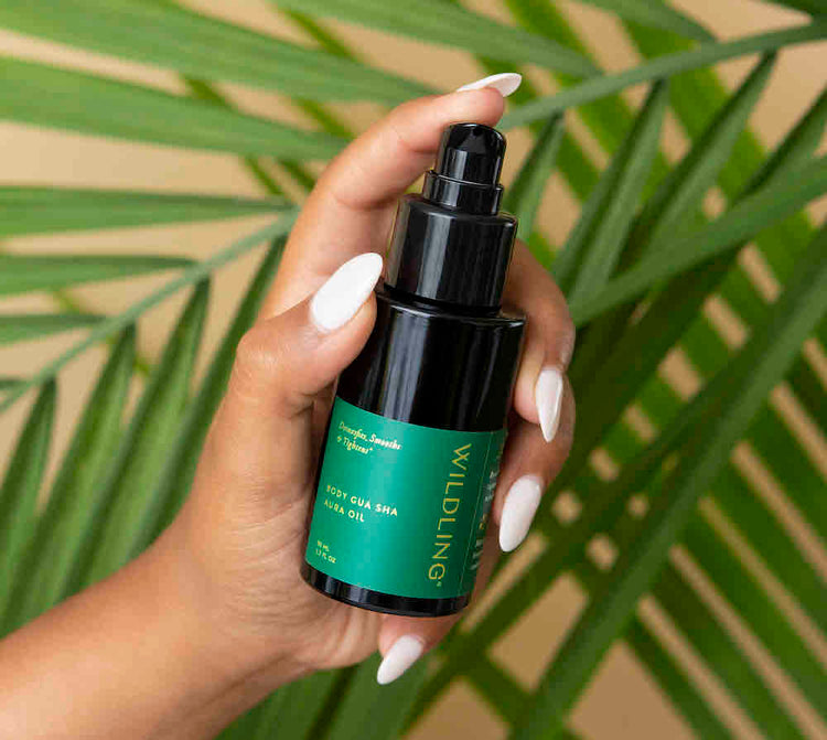 Best Gua Sha Body Oil: Aura by Wildling