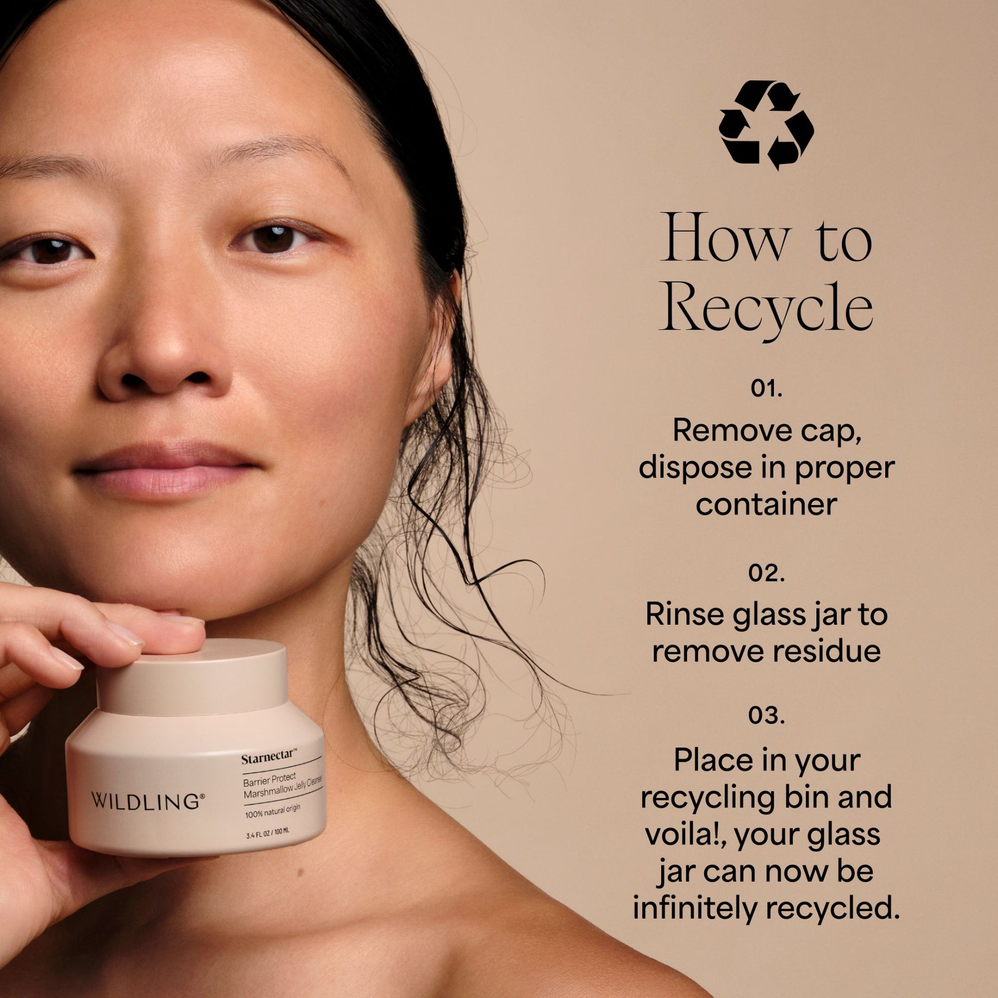 Starnectar Jelly Cleanser how to recycle