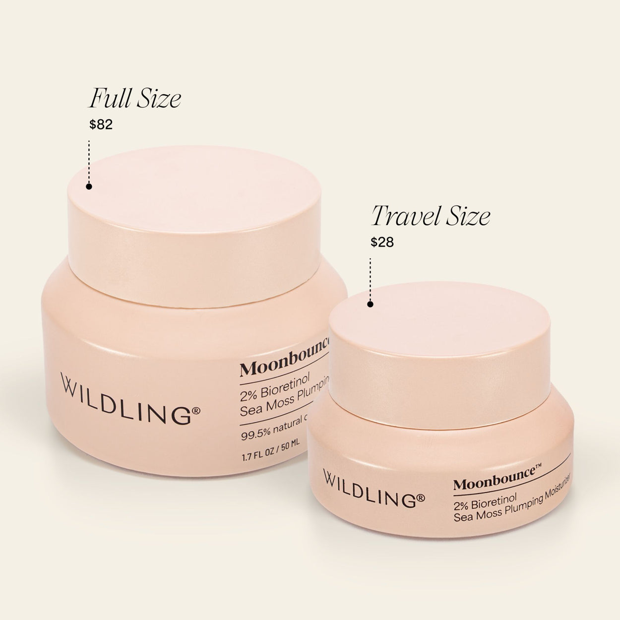 Moonbounce™ 2% Bio Retinol Irish Sea Moss Plumping Moisturizer