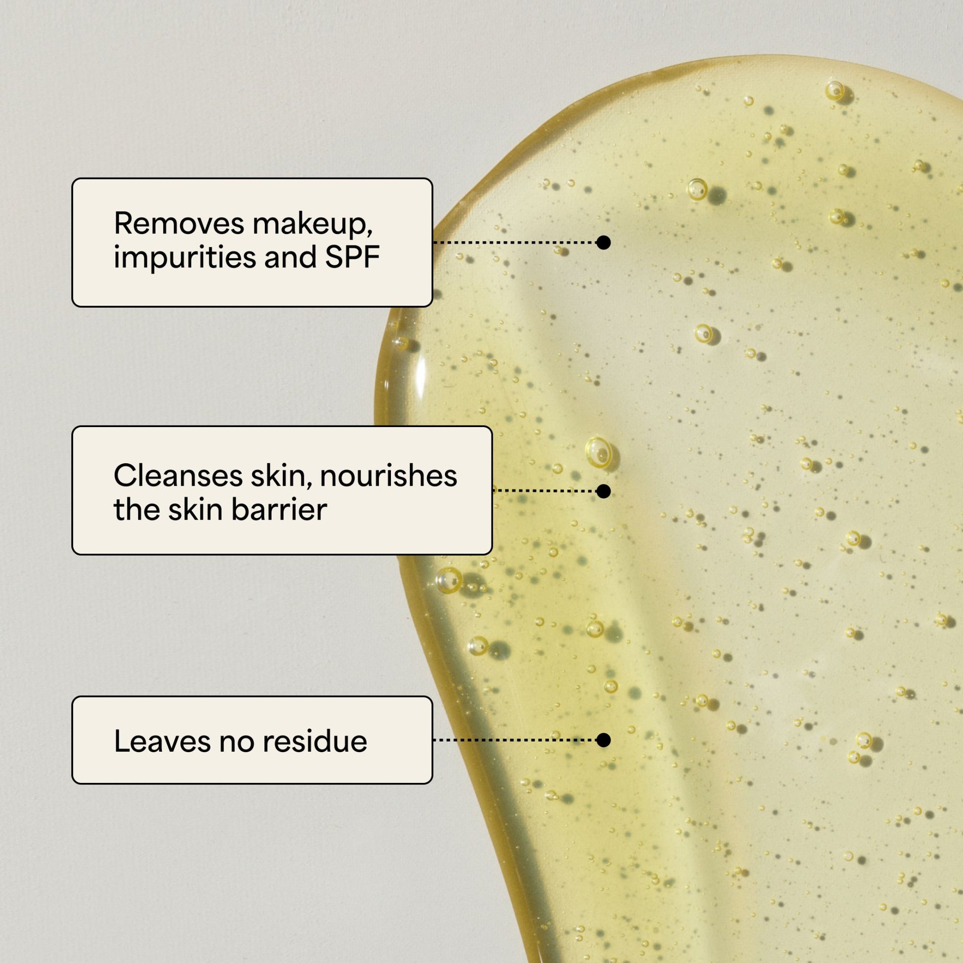 Starnectar Jelly Cleanser removes makeup and SPF, nourishes skin barrier, no residue.