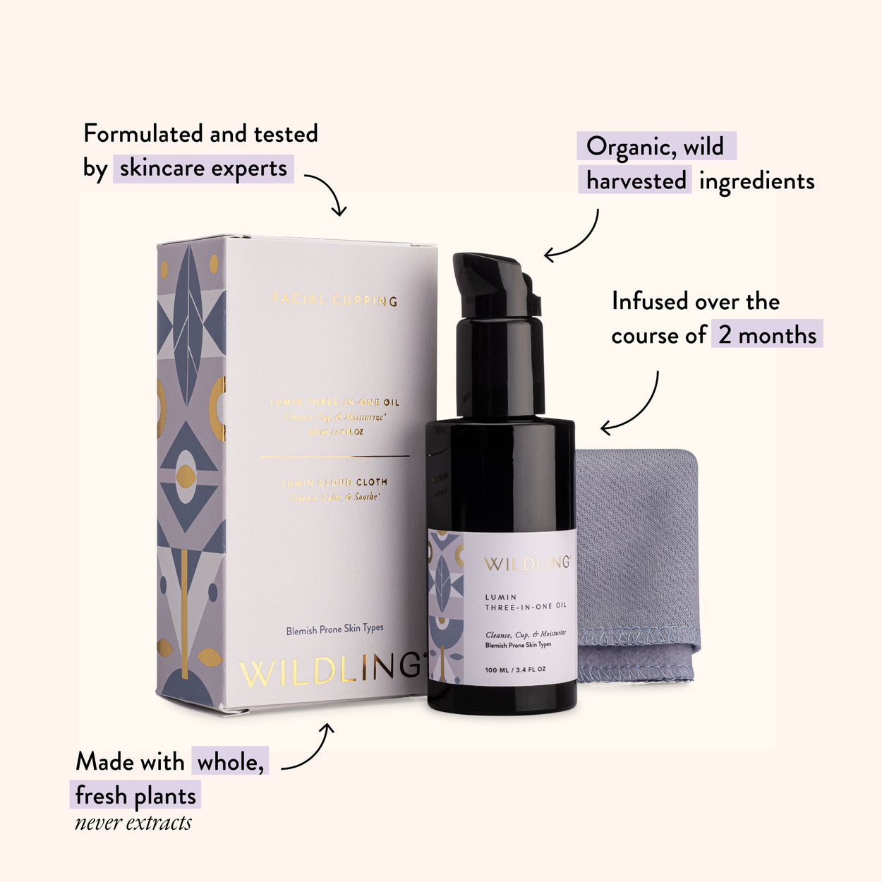 Lumin Mushroom & Lumin Sea Buckthorn Brightening Oil Duo