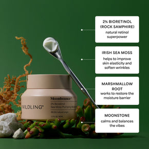 Moonbounce™ 2% Bio Retinol Irish Sea Moss Plumping Moisturizer